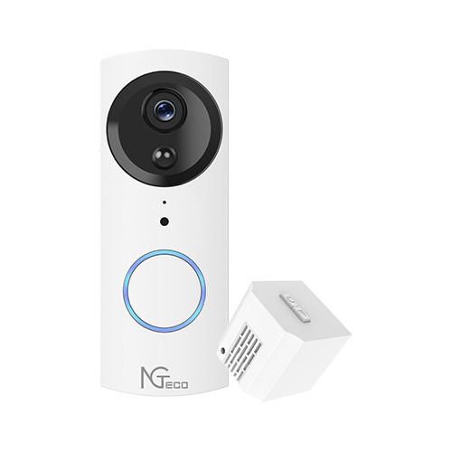 VIDEOTIMBRE CON TIMBRE ZKTECO, CAMARA WIFI 2MP, BATERIA HD INALAMBRICA, DETECCION DE MOVIMIENTO