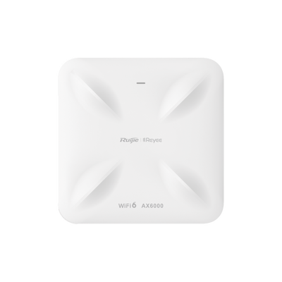 Punto de Acceso Ruijie / Doble Puerto Gigabit 2.5G Wi-Fi 6 / Interior / Hasta 5.9 Gbps /  MU-MIMO 4x4