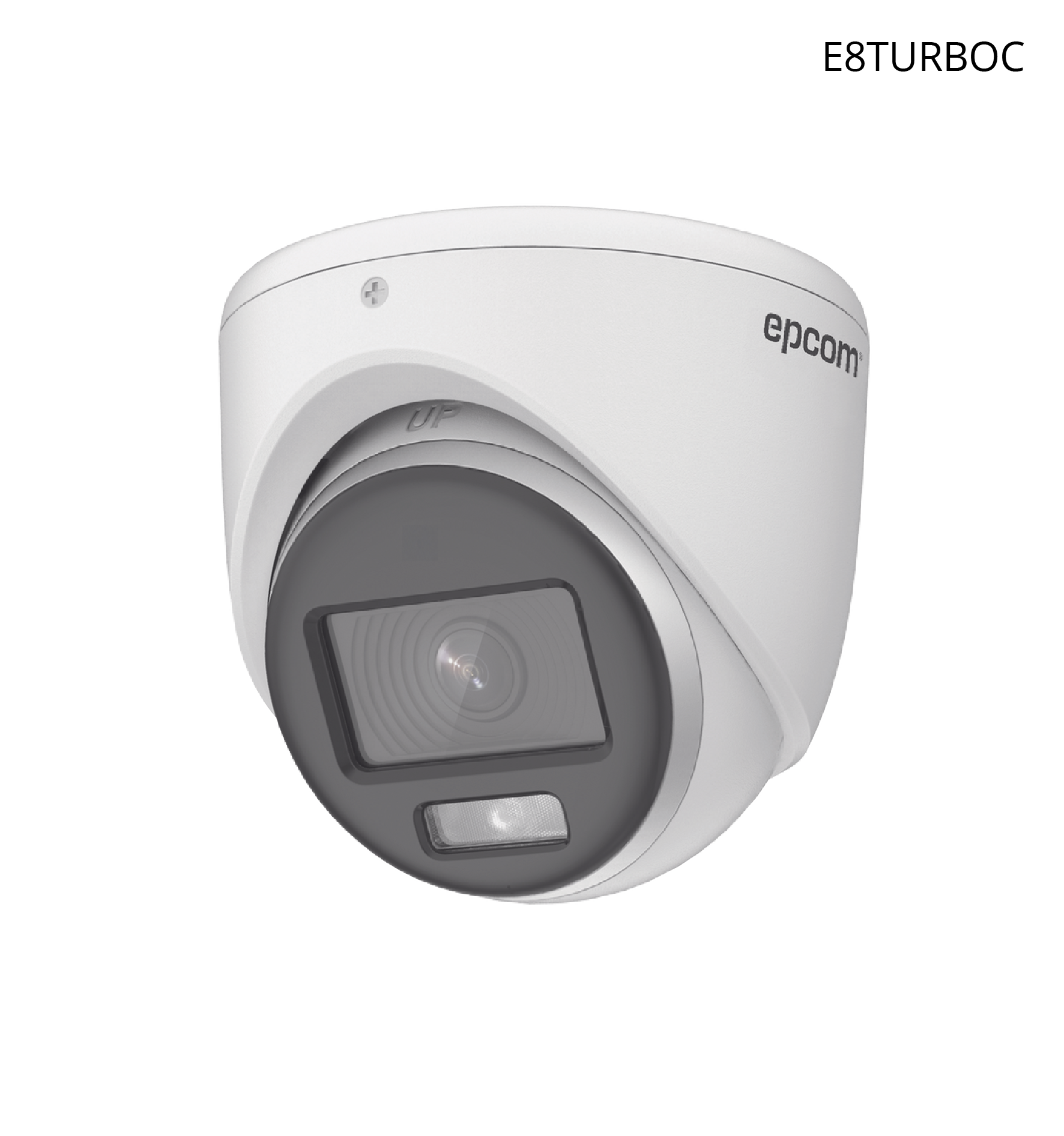 Cámara Epcom Turret 1080p TurboHD, Imagen a color 24/7, Metálica, Exterior IP67.