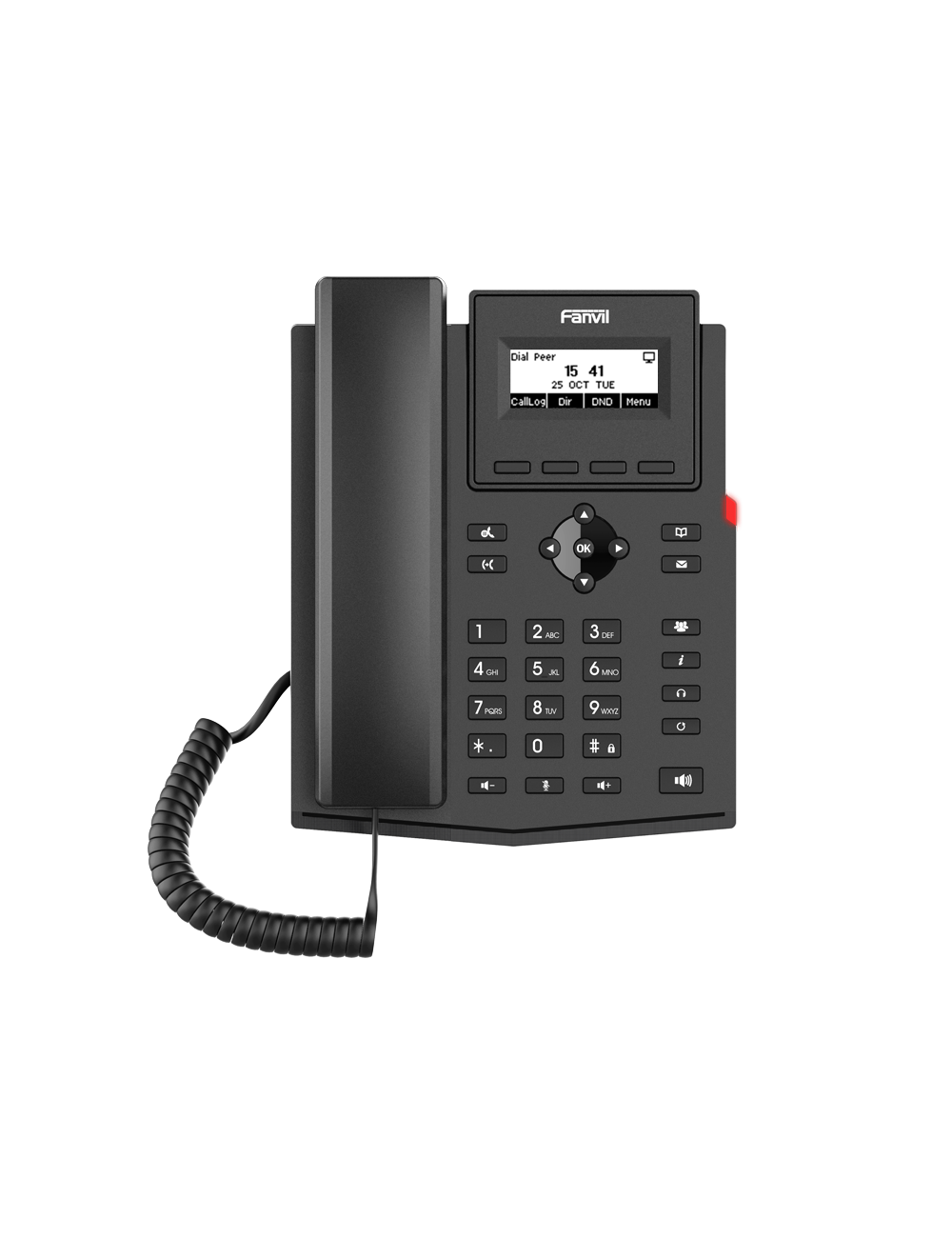 TELEFONO IP WIFI, EMPRESARIAL PARA 2 LINEAS, PANTALLA LCD, 6 VIAS, CANCELADOR DE ECO, POE