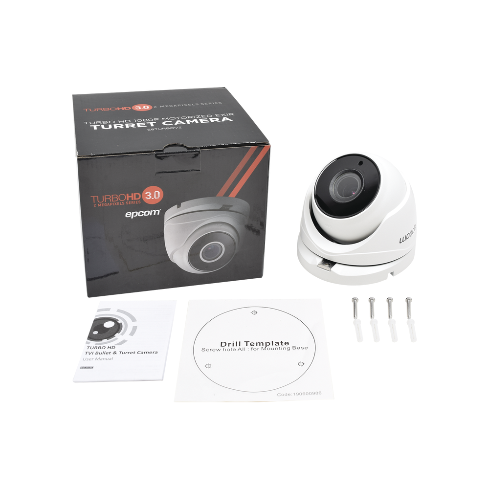 Cámara Domo Epcom 1080p TurboHD, Lente Motorizado.