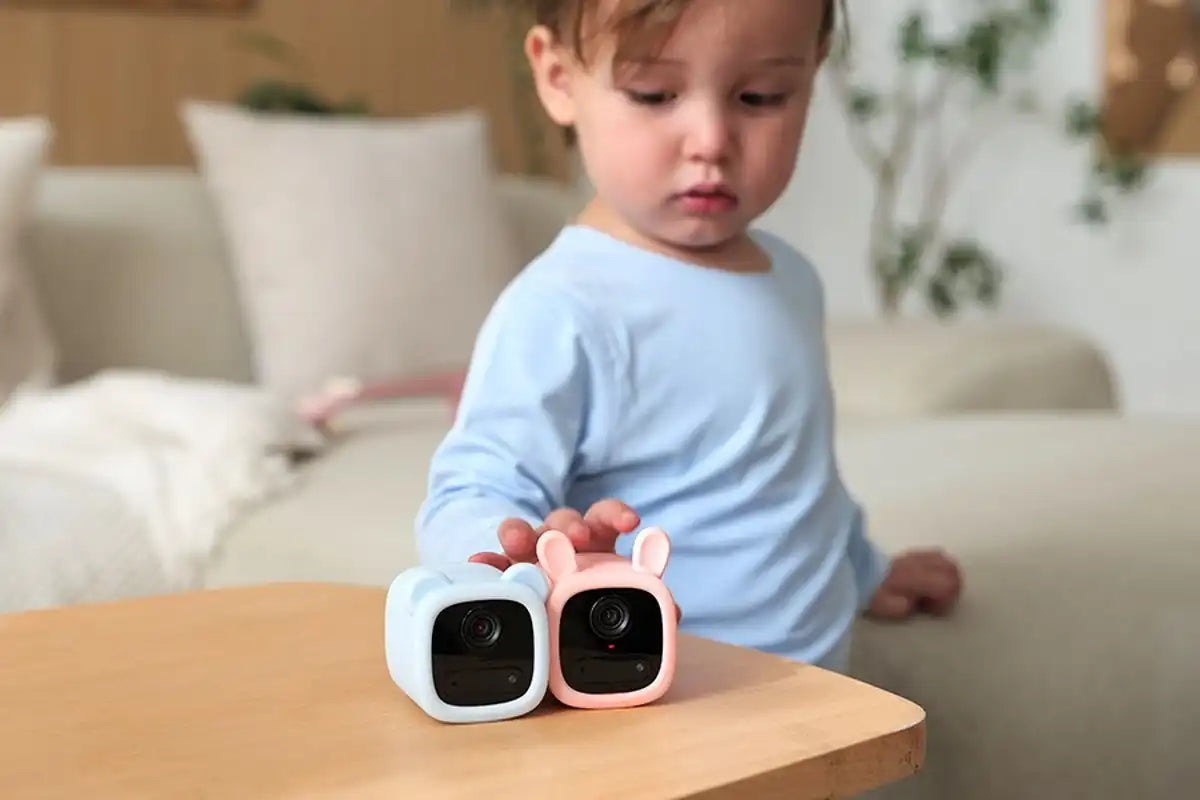  EZVIZ Monitor de bebé inalámbrico con video alimentado por  batería, detección de llanto, detección de actividad del bebé, alerta fuera  de la cuna, 1080P, visión nocturna IR, configuración sin cables, 