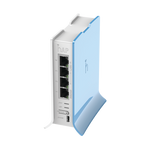 Router de 4 Puertos MikroTik / Wi-Fi 2.4 GHz 802.11 b/g/n / Base Tipo Torre.