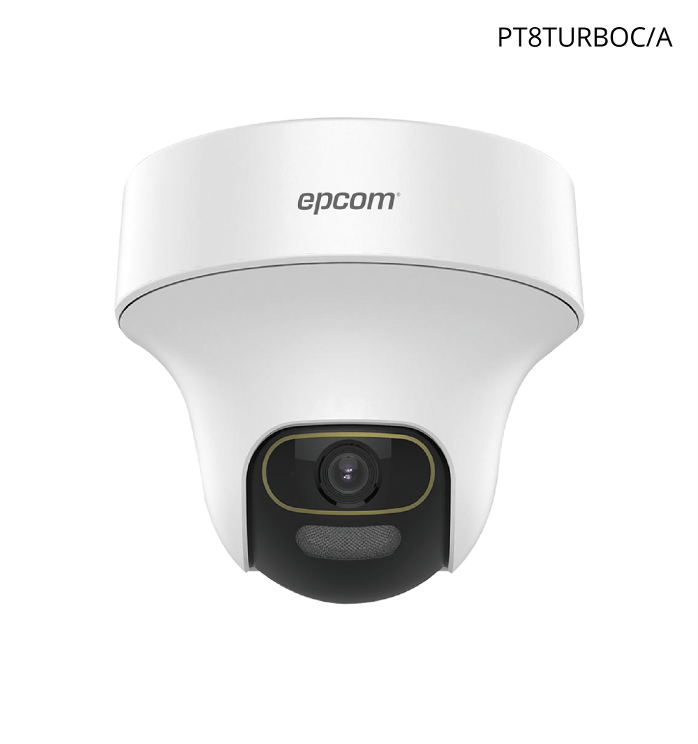 Camara Epcom Domo 1080p TurboHD, Dual IR+Luz Blanca, 30 MTS IR, Micróf