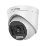 CAMARA EPCOM DOMO TURBOHD 1080P, 2MP, 20MTS IR, ANGULAR  106°, MICROFONO INTEGRADO, IP66, DUALIGHT