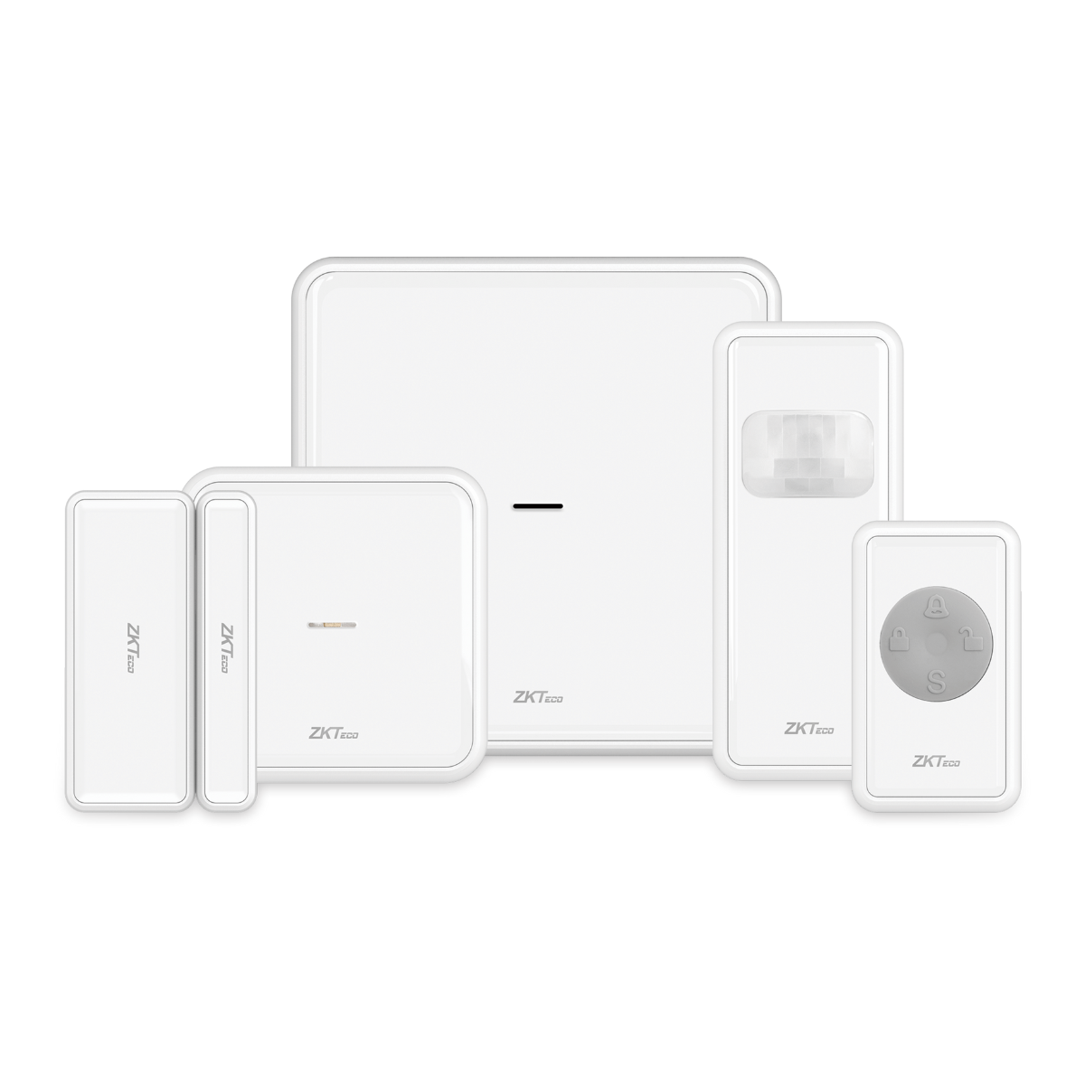 Kit de alarma ZKTeco de seguridad wifi con sensor de movimiento