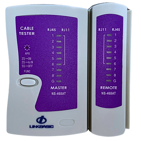 TESTER LINKBASIC PARA CABLE LAN UTP/STP DE 4 Y 2 PARES (10/100 BASE-T)