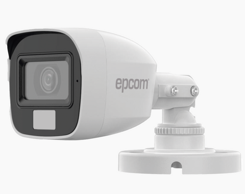 CAMARA EPCOM BALA TURBOHD 1080P, 2MP, 20MTS IR, ANGULAR  106°, MICROFONO INTEGRADO, IP66, DUALIGHT