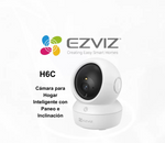 CAMARA EZVIZ DOMO 2MP, 360°, IR10MTS, DETECCION DE MOVIMIENTO, AUDIO BIDIRECCIONAL, TARJETA SD