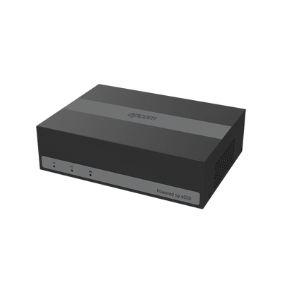 Mini DVR Epcom 8 Canales TurboHD 1080p + 2 Canales IP / Unidad de Estado Solido de 480GB.