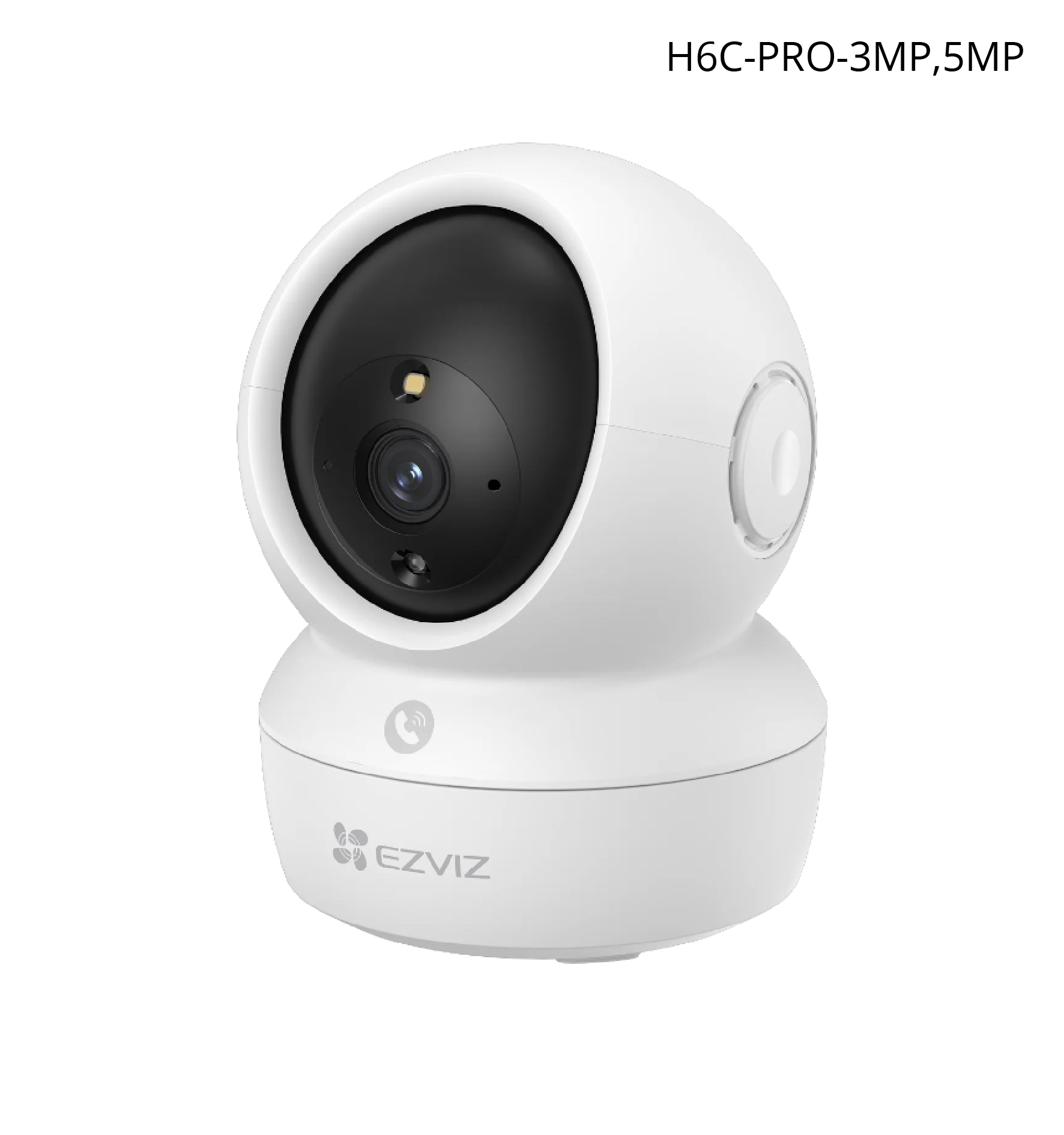 Cámara EZVIZ Wifi, 360°, IR10 metros, detección de movimiento, audio bidireccional, visión nocturna a color. H6C-PRO-3MP y 5MP.