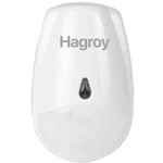 SENSOR INFRARROJO HAGROY INALAMBRICO PIR 10MTS, TAMPER DE SEGURIDAD, RANGO DE DETECCION 9M,