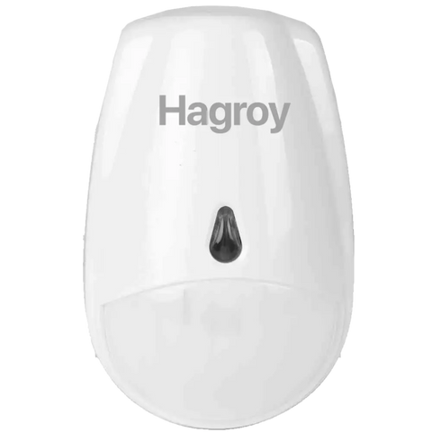 SENSOR INFRARROJO HAGROY INALAMBRICO PIR 10MTS, TAMPER DE SEGURIDAD, RANGO DE DETECCION 9M,