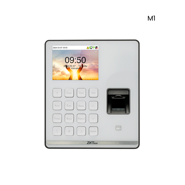 Control de Acceso y Asistencia ZKTeco M1 | Huella Digital y Wi-Fi