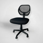 Silla SIT Secretarial, tela de malla, altura media. Color: Negro. Peso: 200Lbs.