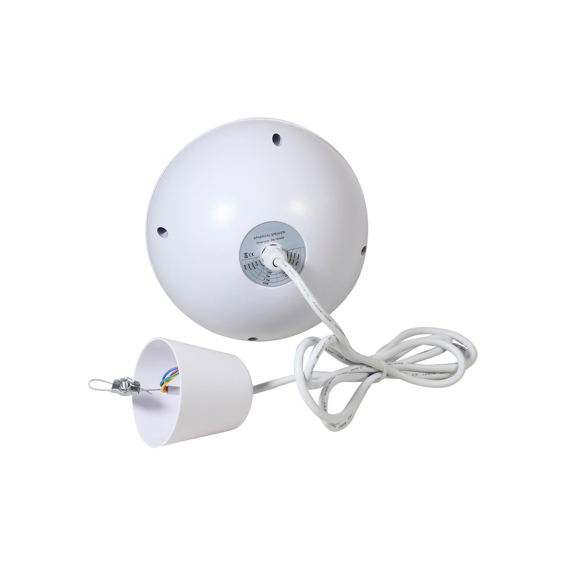 PARLANTE COLGANTE SKAUDIO BLANCO 2.5/5/10 W PARA APLICACIONES SIN CIELO FALSO