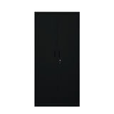 Armario de Herramientas iOffice, Acero, 4 Estantes ajustables + Tablero perforado, Color negro.