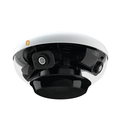 CAMARA BALA IP PANORAMICA EPCOM E-SERIES GEN3, 8MP, 180º, 4 LENTES DE 2MP, 65FT IR, IP67, METAL, POE