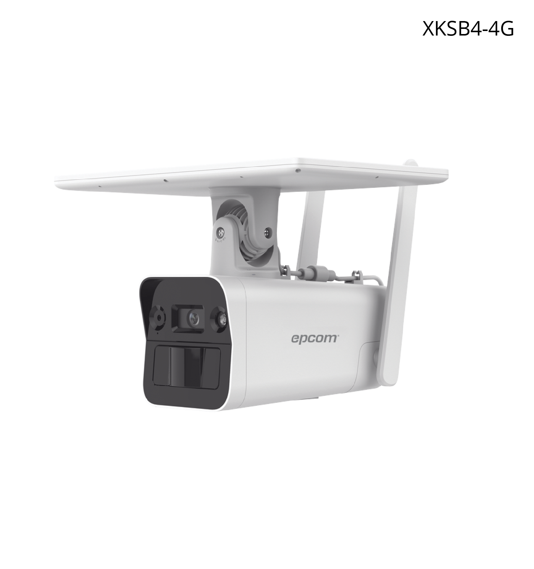 Cámara Epcom Bala IP 4 MP, Lente 4mm + Panel Solar, Conexión 4G,  Kit Solar IP All in One.