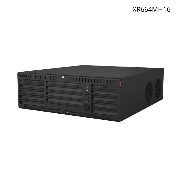 NVR Epcom de 32 MP, 64 canales IP, Soporta Cámaras con SensePlus + 16