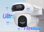 CAMARA WIFI EZVIZ PANORAMICA DOBLE LENTE 4MP + 4MP, IP67, PT-360°, V.NOCTURA COLOR