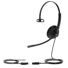 Headset Yealink para uso con teléfonos con interfaz RJP, monoaural