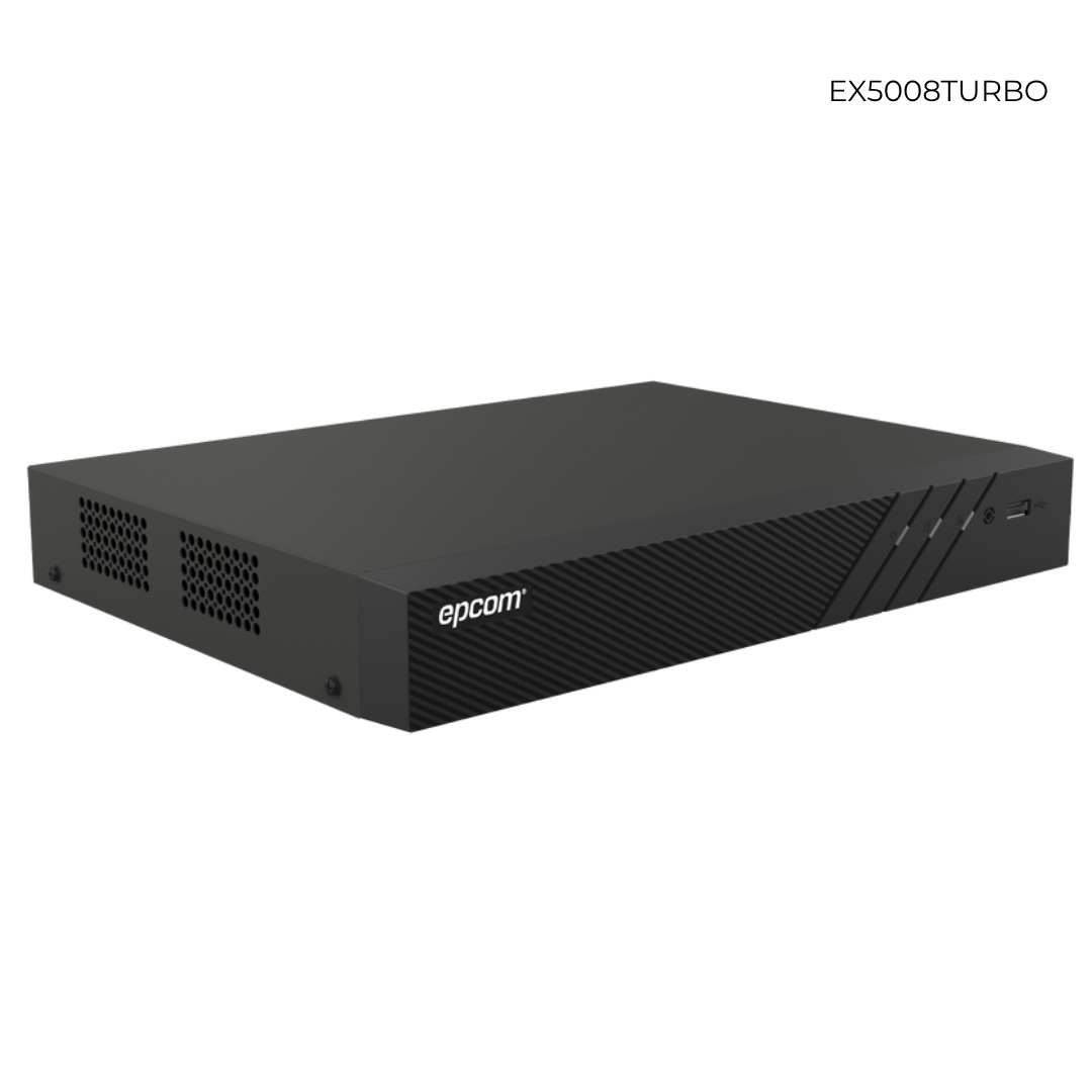 DVR epcom de 8 canales turboHD de 5MP LITE 