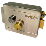 CERRADURA ELECTRICA SKYLINK CON BOTON DE SALIDA, INCLUYE LLAVE, EXTERIOR, IZQUIERDA Y DERECHA