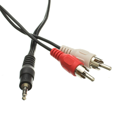Cable De Audio 3.5MM A RCA / 12Ft