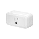 Enchufe Sonoff Wifi Smart Plug con temporizador y medidor de energía para controlar electrodomésticos.