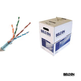 Cable UTP Cat5E Belden / Color Azul / 1000 Pies.
