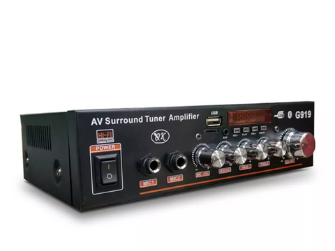Amplificador de Audio Estéreo de 2 Canales, Amplificador para Altavoces  Domésticos 50W X 2 de perfke