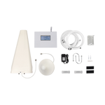 Kit de Amplificador de Señal Celular | Soporte Múltiples Operadores | 4G, 3G, 2G y VOZ | 500 Mts.