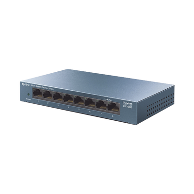Switch de Escritorio TP-Link Gigabit de 8 puertos 10/100/1000 Mbps.