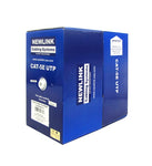 Cable UTP Cat5e Newlink / Certificado / 100% cobre / Negro / 1000 Pies / Exterior.