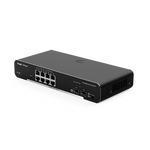 Switch Ruijie Administrable POE con 8 Puertos Gigabit 802.3af/at + 2 SFP.