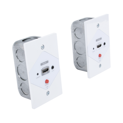 Placas de pared con Extensor HDMI Distancia a 40 metros Cat 6