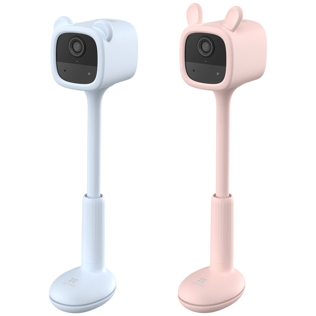  Ebitcam Monitor de bebé con cámara y audio, cámara HD para  mascotas 1080P con detección de sonido/movimiento, cámara de seguridad  interior enchufable con visión nocturna, audio de 2 vías, cámara IP