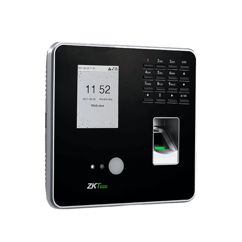 Terminal biométrica de Acceso y Asistencia ZkTeco / Reconocimiento Facial.