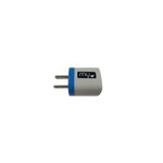 Cargador MYO USB 110V / 1.2AMP / Blanco y Azul.